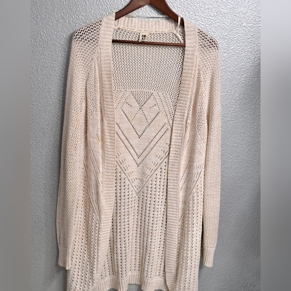Roxy Open Front Cardigan   Size M - Picture 8 of 11